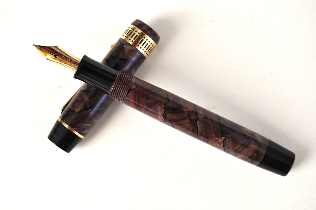 Platignum 1935 fountain pen button filler_review