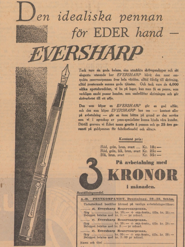 1930 Eversharp